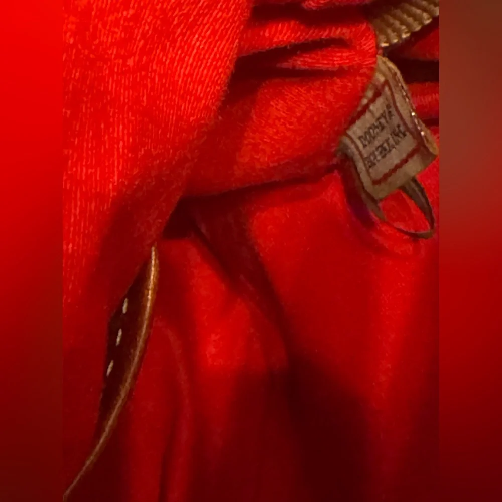 Dooney and Bourke pebble grain Twist Strap Hobo in azure. - Picture 8 of 10